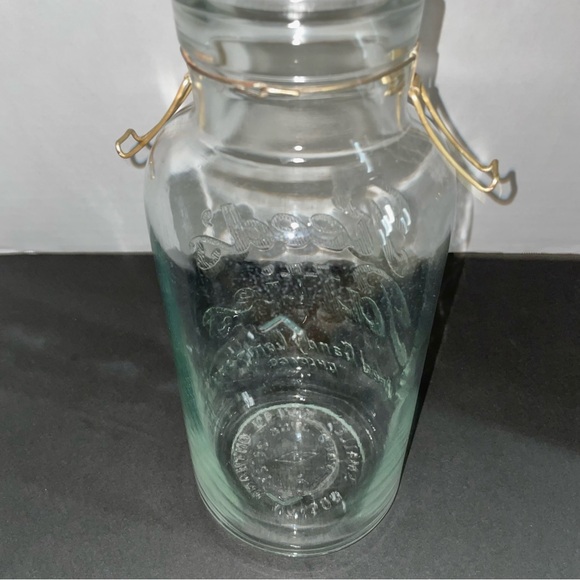 c1920s Reed's Patties Candy Company Chicago Clear Glass Jar Embossed Lettering - Picture 5 of 8